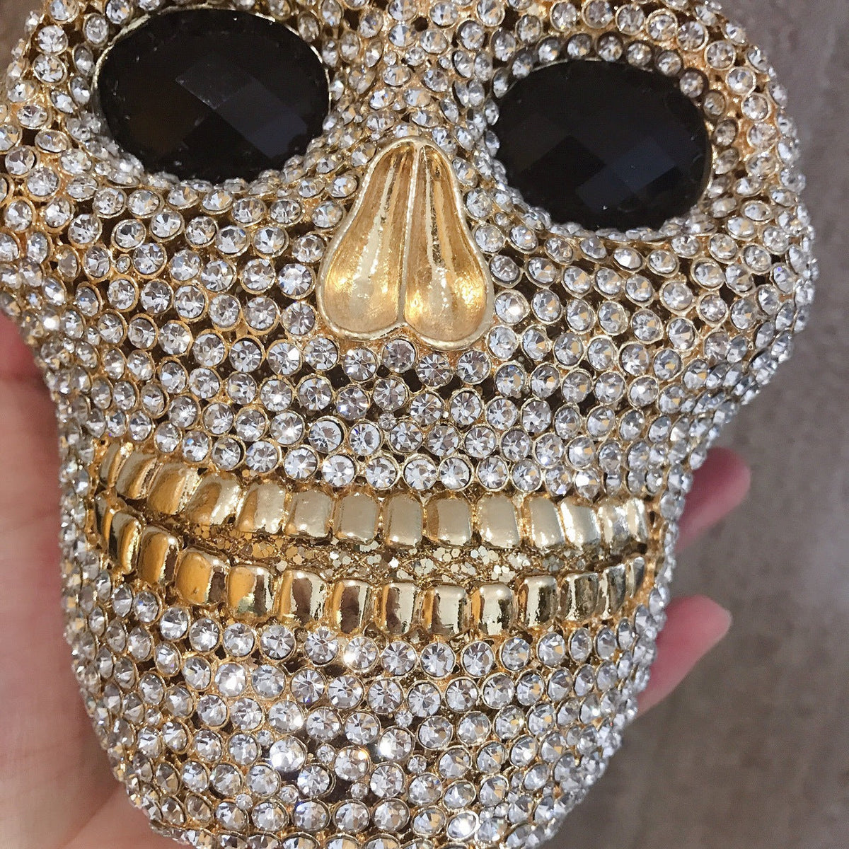 Skull Rhinestone Evening Bag HB1506