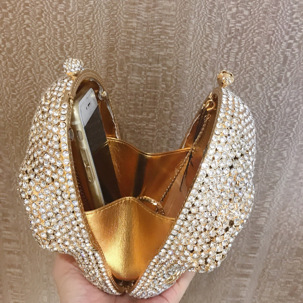 Skull Rhinestone Evening Bag HB1506