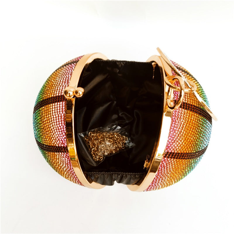 Basketball Rhinestone Clutch HB1746