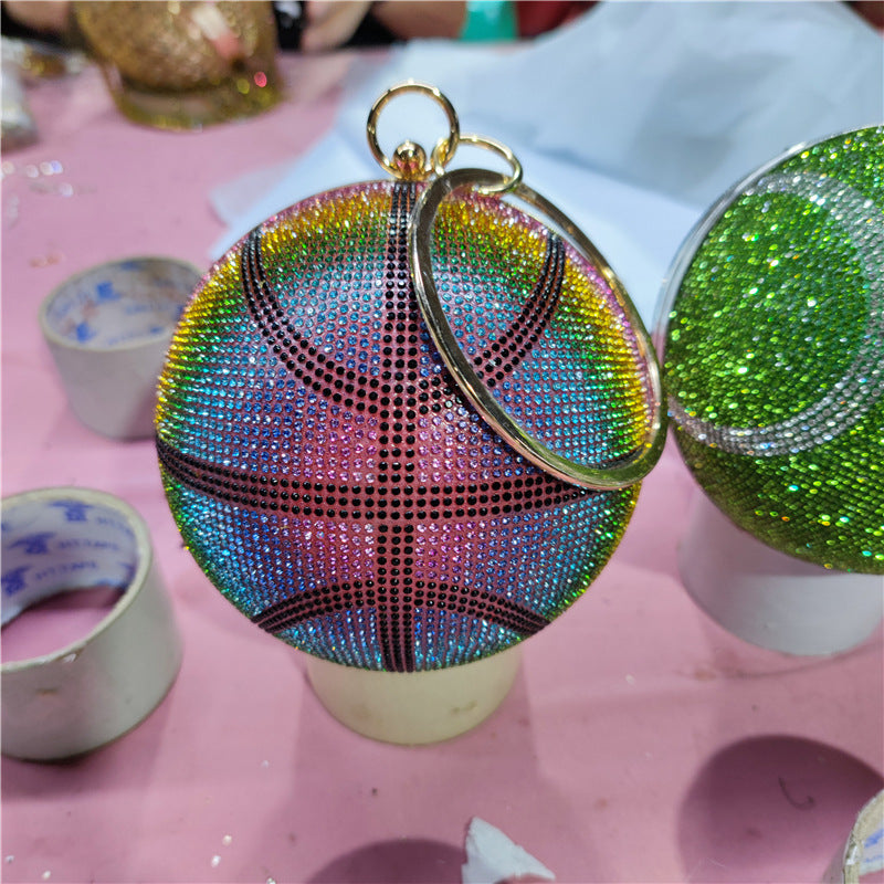 Basketball Rhinestone Clutch HB1746
