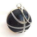 Basketball Rhinestone Clutch HB1746