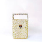 Box Rhinestone Clutch HB2127