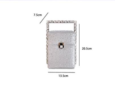 Box Rhinestone Clutch HB2127