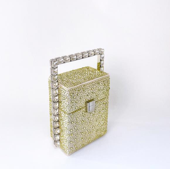 Box Rhinestone Clutch HB2127