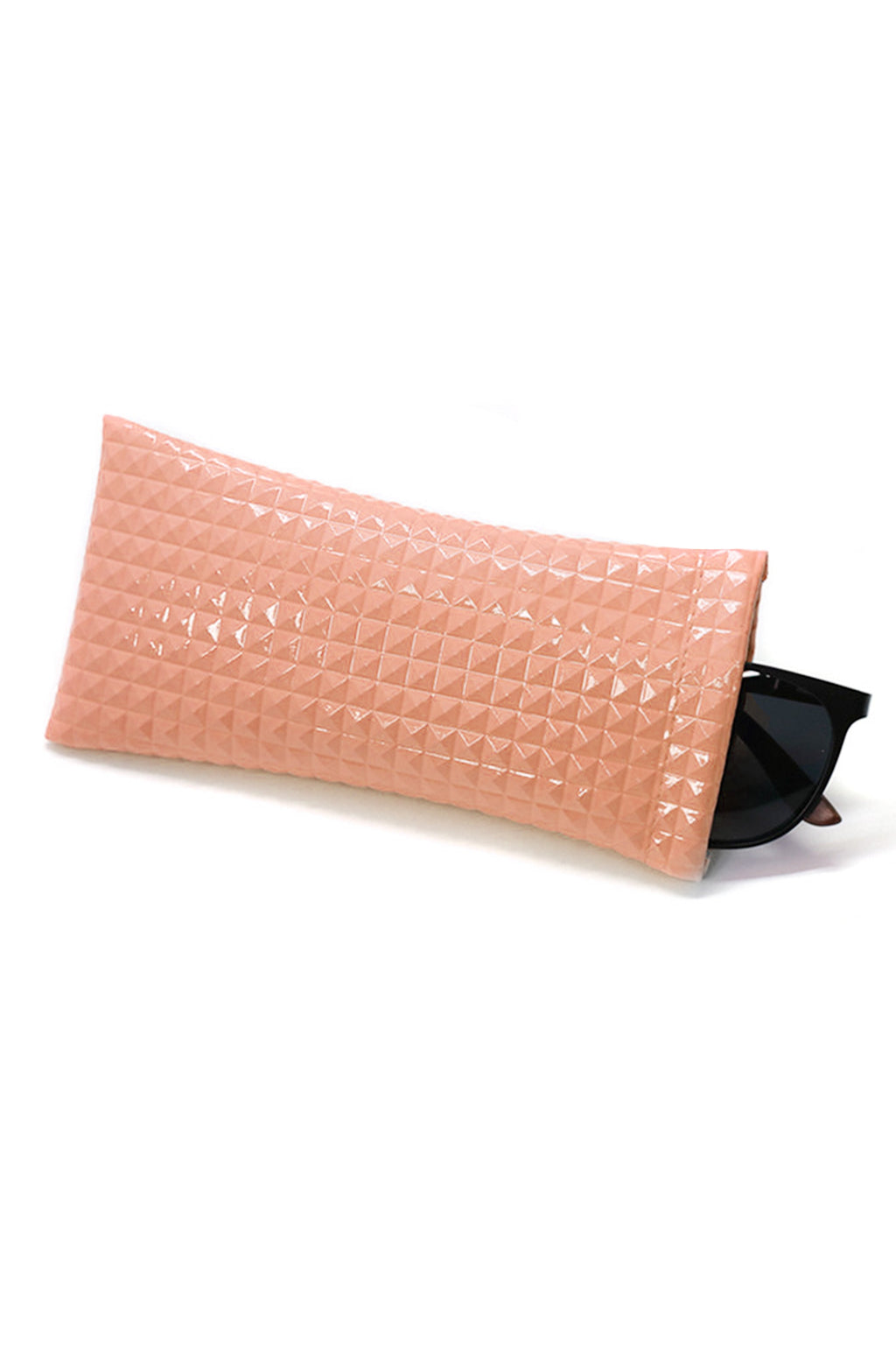 Diamond Grid Pattern Glasses PU Protecting Case HB2695 - view 9