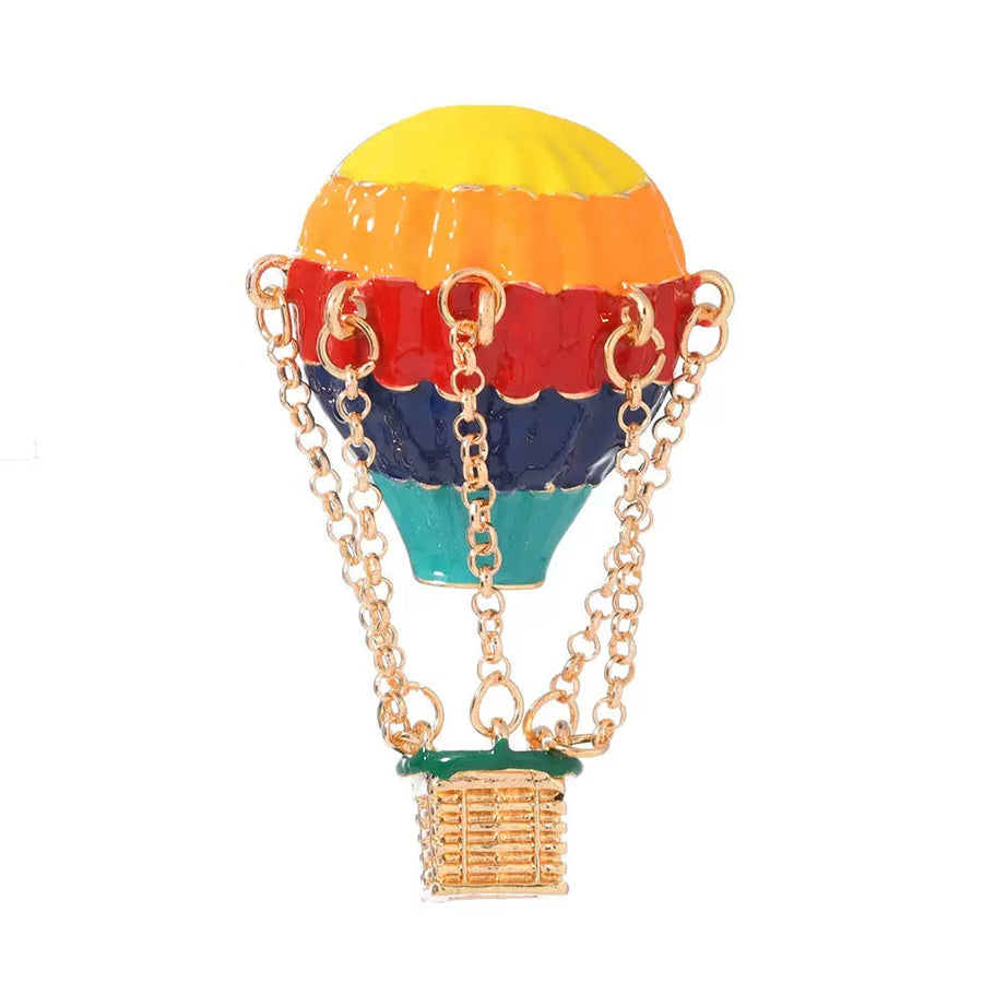 Hot Air Balloon Alloy Brooch PA6385