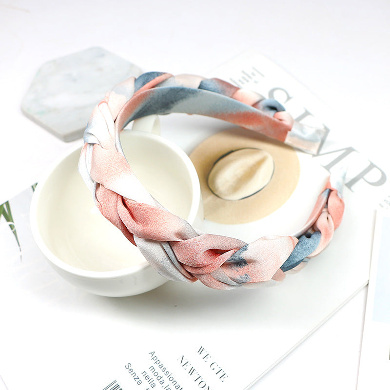 Tie-Dye Fabric Knot Headband L2565 - view 4
