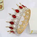 Teardrop Rhinestone Crown Headband L2879 - view 5