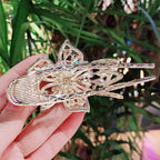 Floral Rhinestone Hair Clip L3033