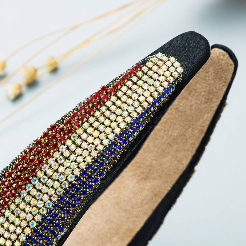 Tricolor Rhinestone Headband L3056 - view 7