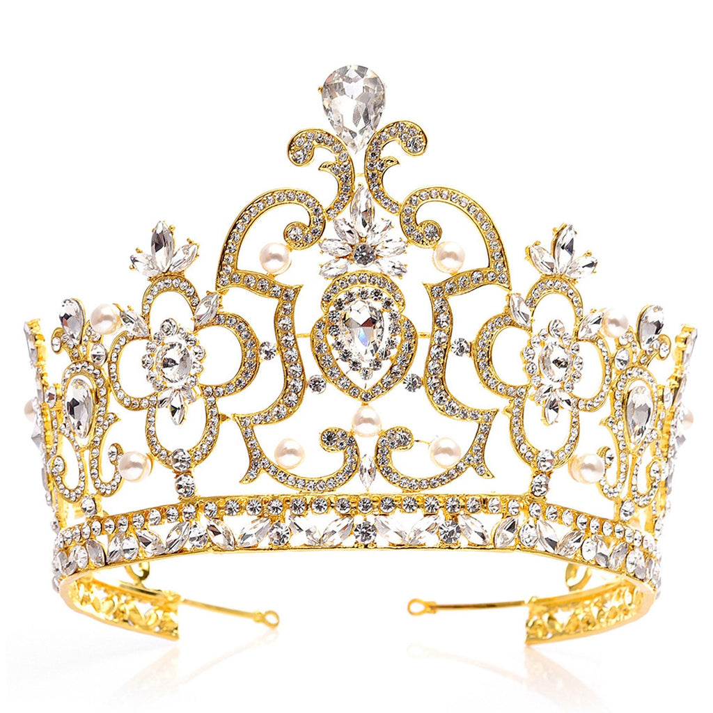 Rhinestone Crown Headband L3352 - view 3