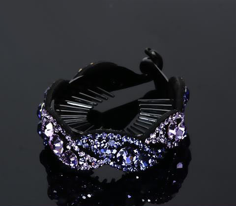 Rhinestone Coiler Hair Clip L4004