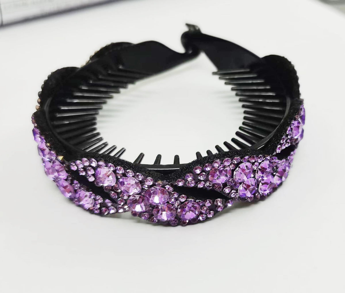 Rhinestone Coiler Hair Clip L4004