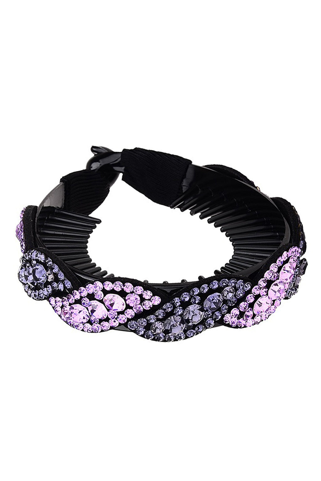 Rhinestone Coiler Hair Clip L4004