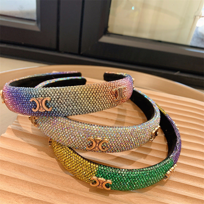 Multicolor Rhinestone Headband L4213