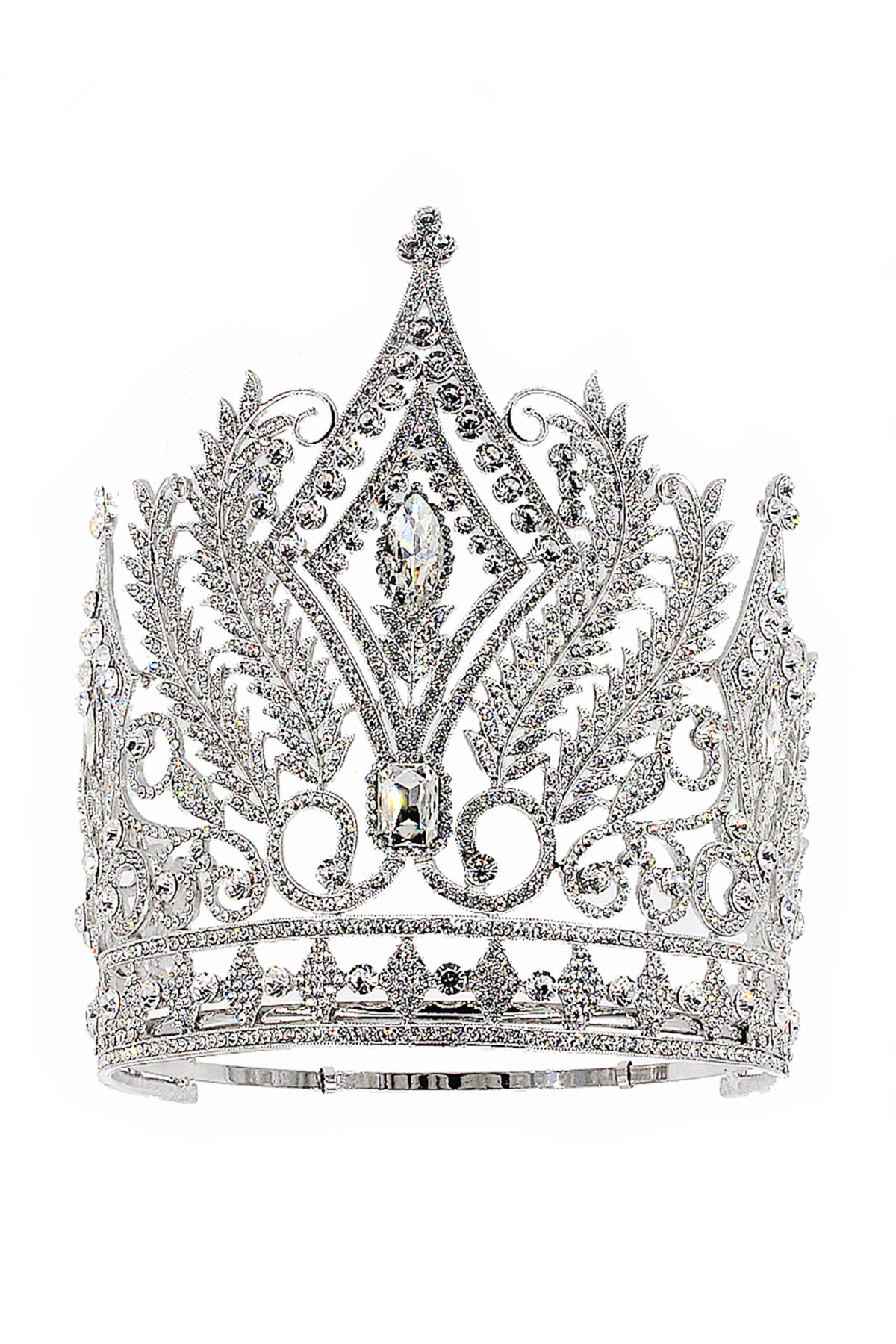 Baroque Rhinestone Crown Headband L4266