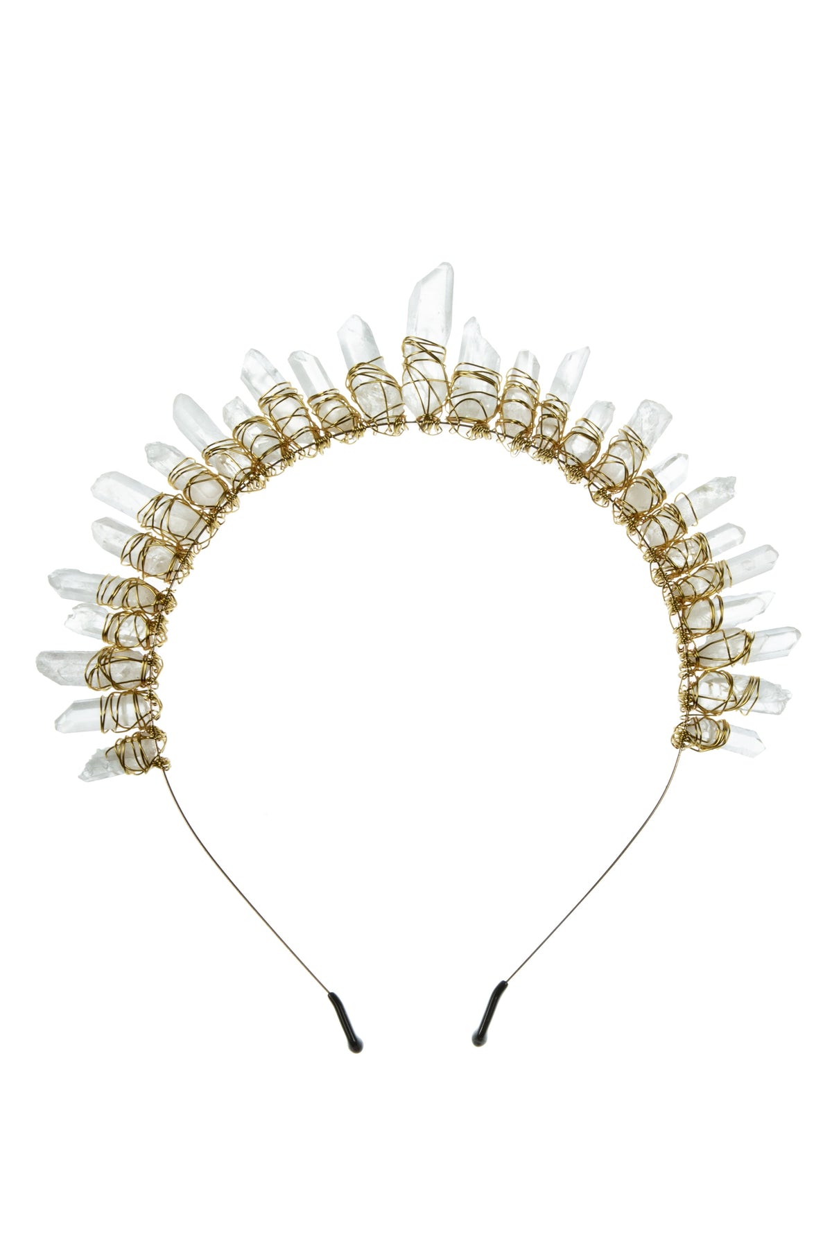 Irregular Quartz Wrap Headband L4799