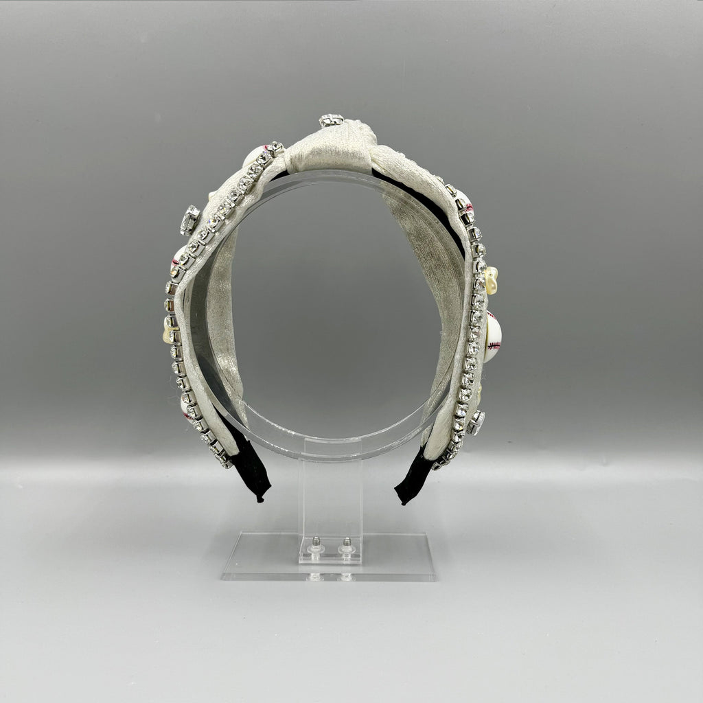 Tennis Rhinestone Fabric Headband L4693