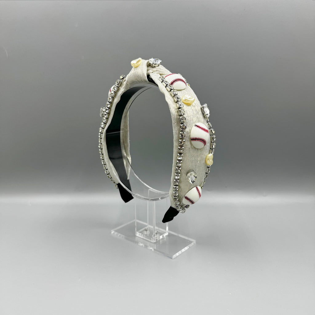 Tennis Rhinestone Fabric Headband L4693