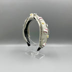 Tennis Rhinestone Fabric Headband L4693
