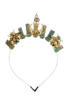 Natural Stone Moon Scepter Bee Crown Headband L4706