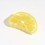 Lemon Acrylic Hair Clip L4843 - view 4