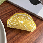 Lemon Acrylic Hair Clip L4843