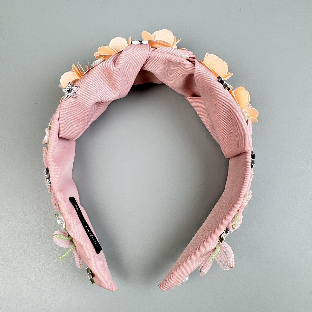 Flower Star Beaded Fabric Headband L4894 - view 6