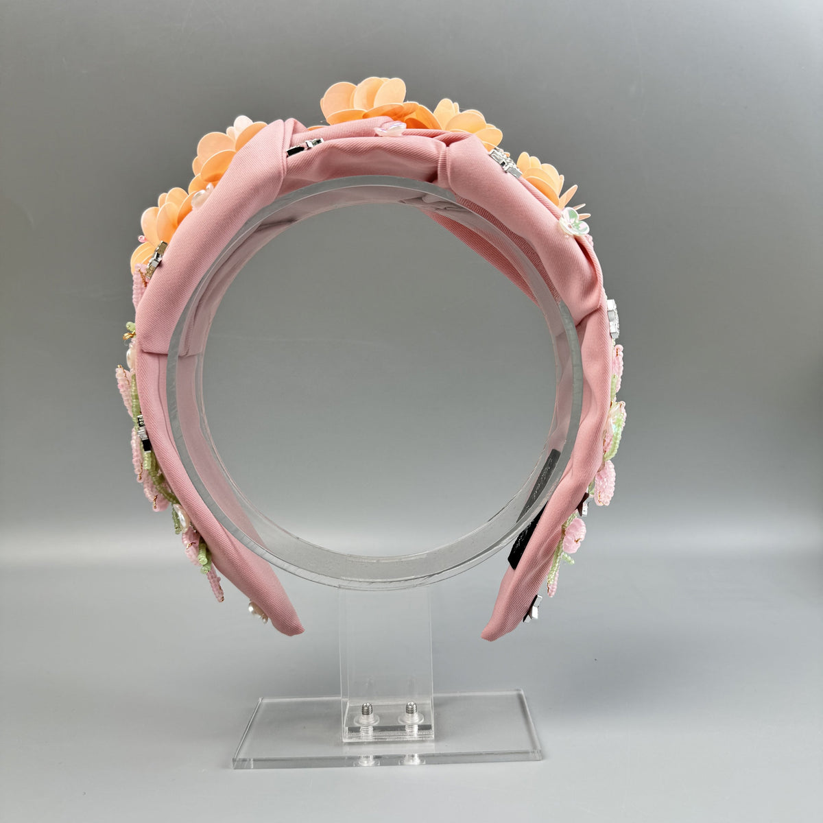 Flower Star Beaded Fabric Headband L4894 - view 3