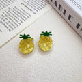 Pineapple Acrylic Mini Hair Clip L4983