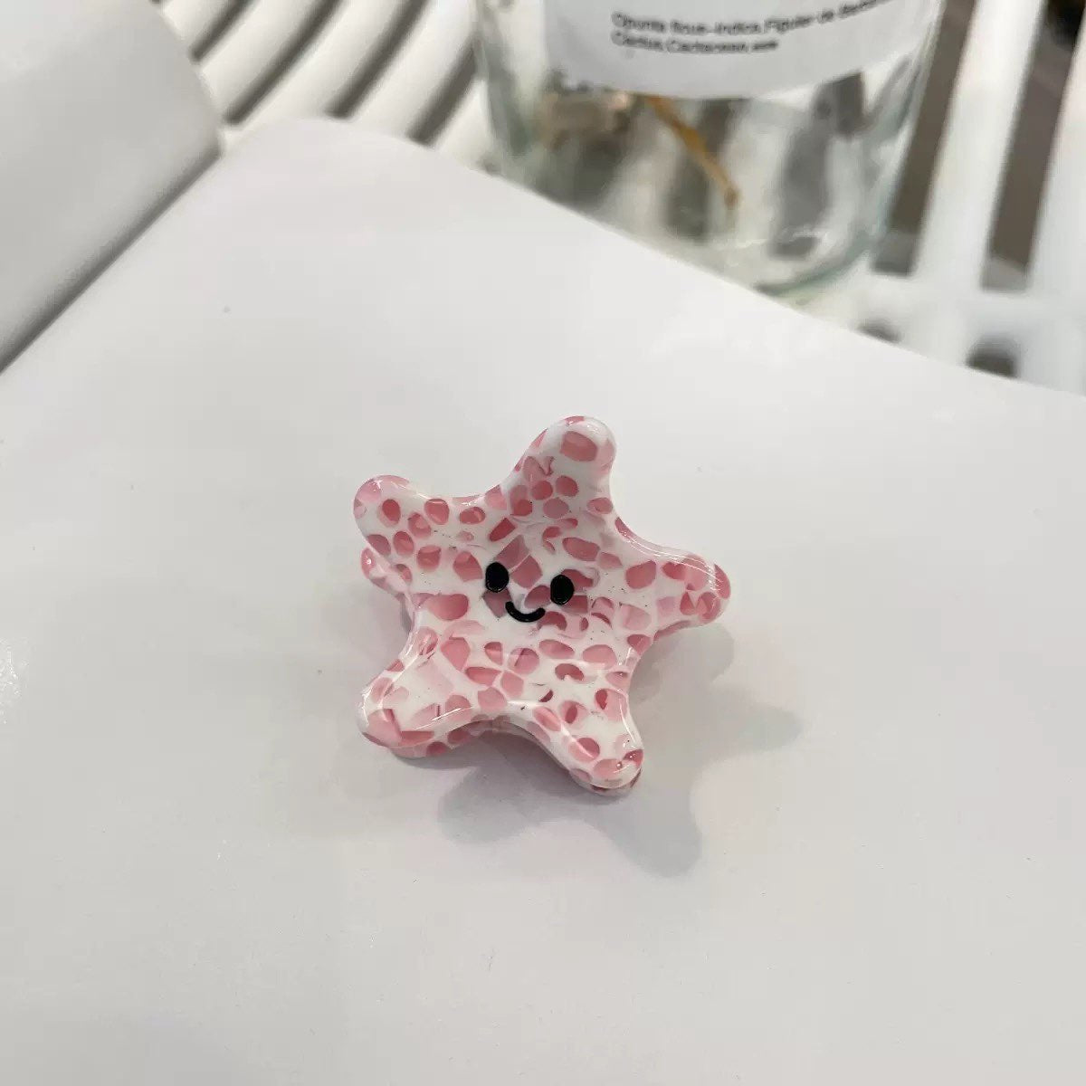 Starfish Acrylic Hair Clip L4992