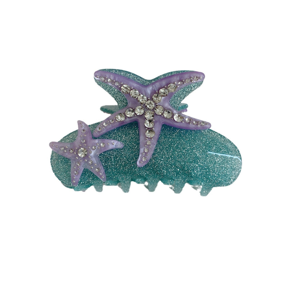 Starfish Crystal Acrylic Hair Clip L4999 - view 5