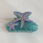 Starfish Crystal Acrylic Hair Clip L4999 - view 7