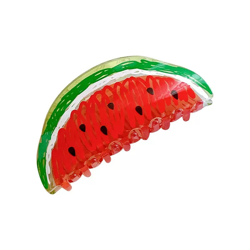 Watermelon Acrylic Hair Clip L5018 - view 2