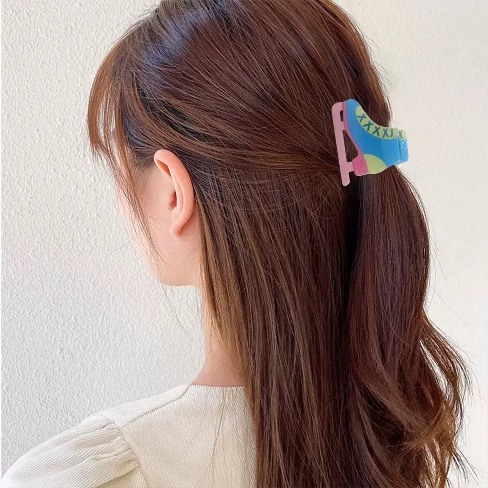 Ice Skate Acrylic Hair Clip L5024 - view 4