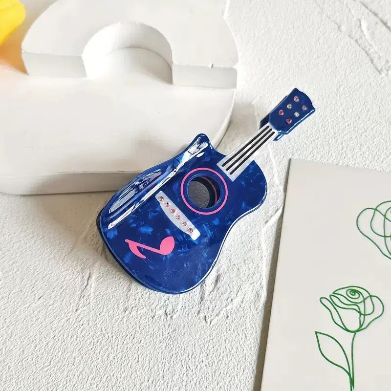 Guitar Acrylic Hair Clip L5030 - view 5