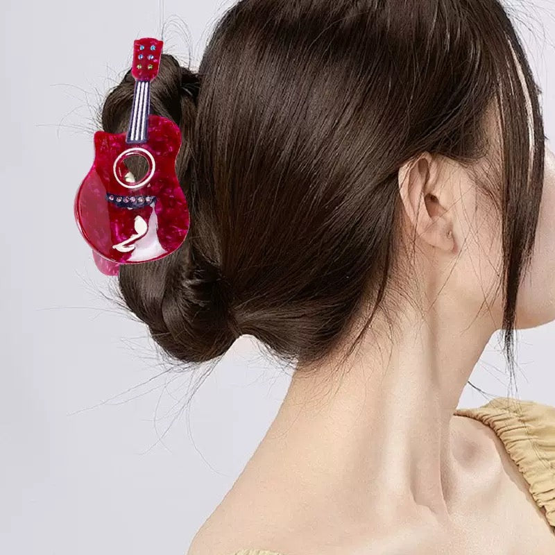 Guitar Acrylic Hair Clip L5030 - view 3