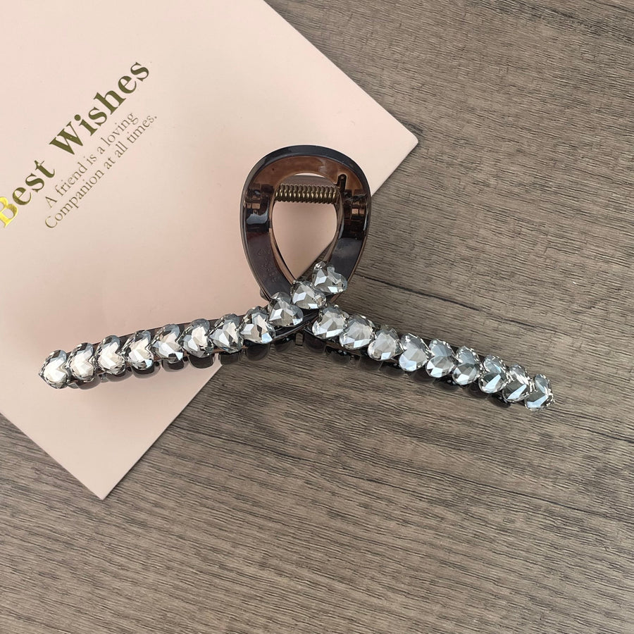 Heart Shaped Acrylic Hair Clip L5042