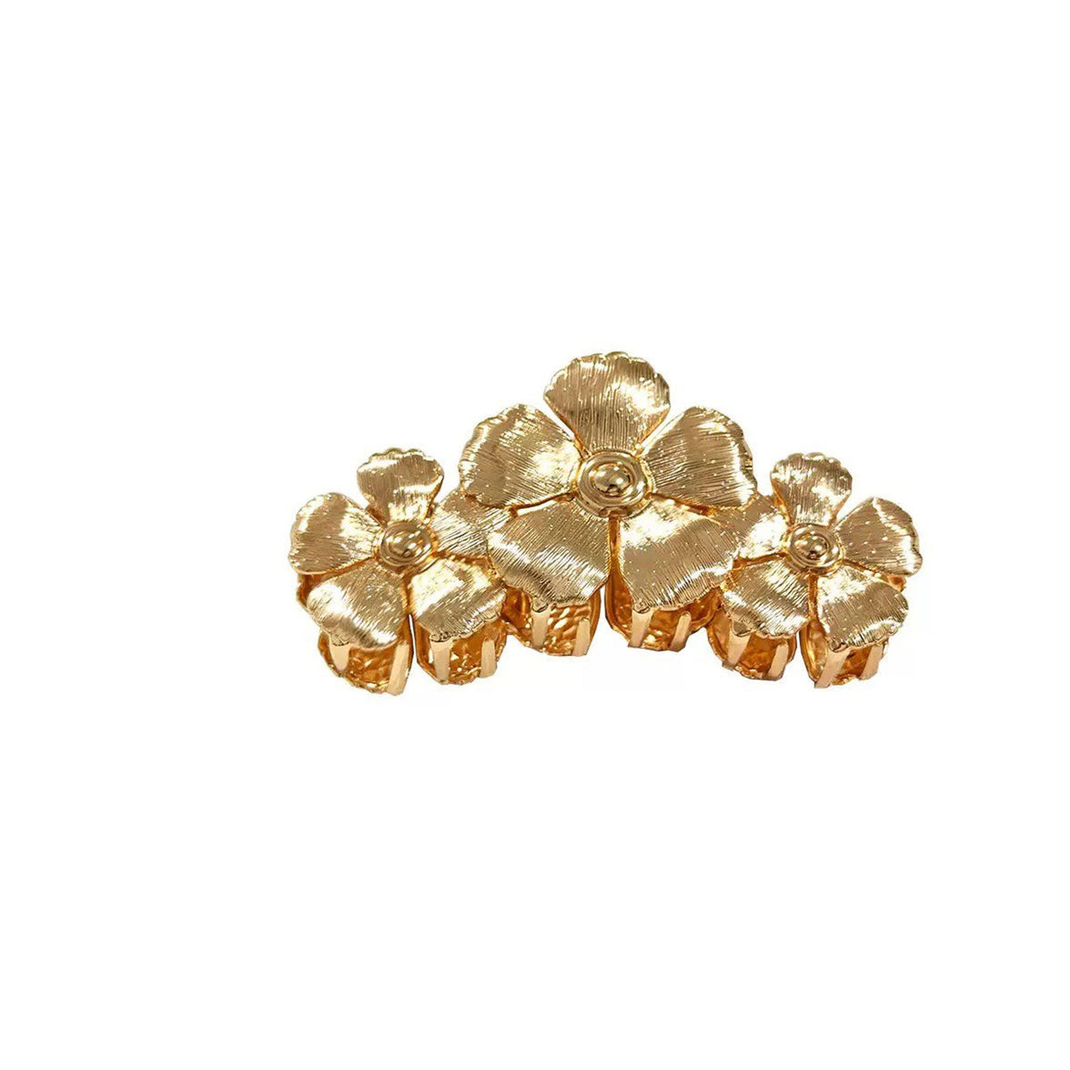 Three Flowers Alloy Hair Clip L5093