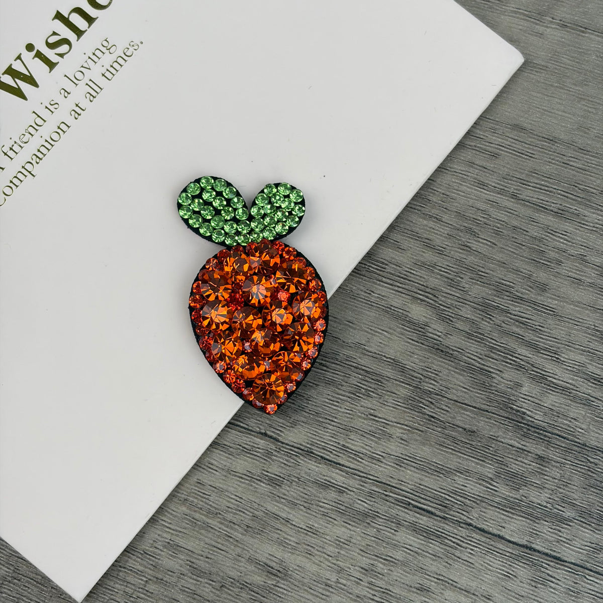 Radish Crystal Hair Clip L5102