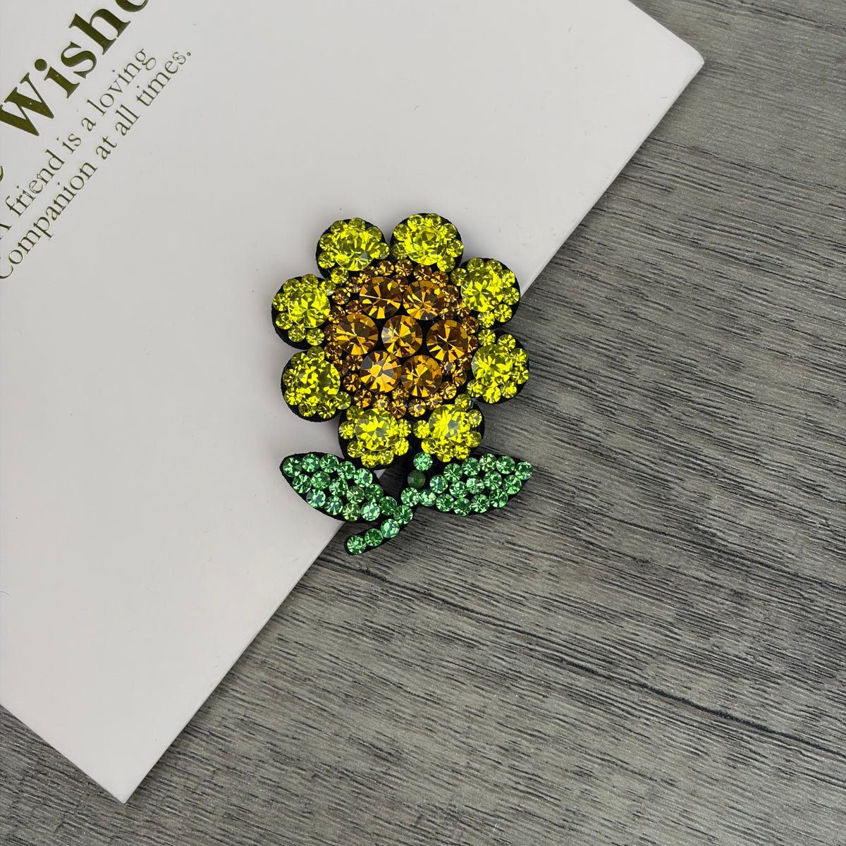 Flowers Crystal Hair Clip L5104