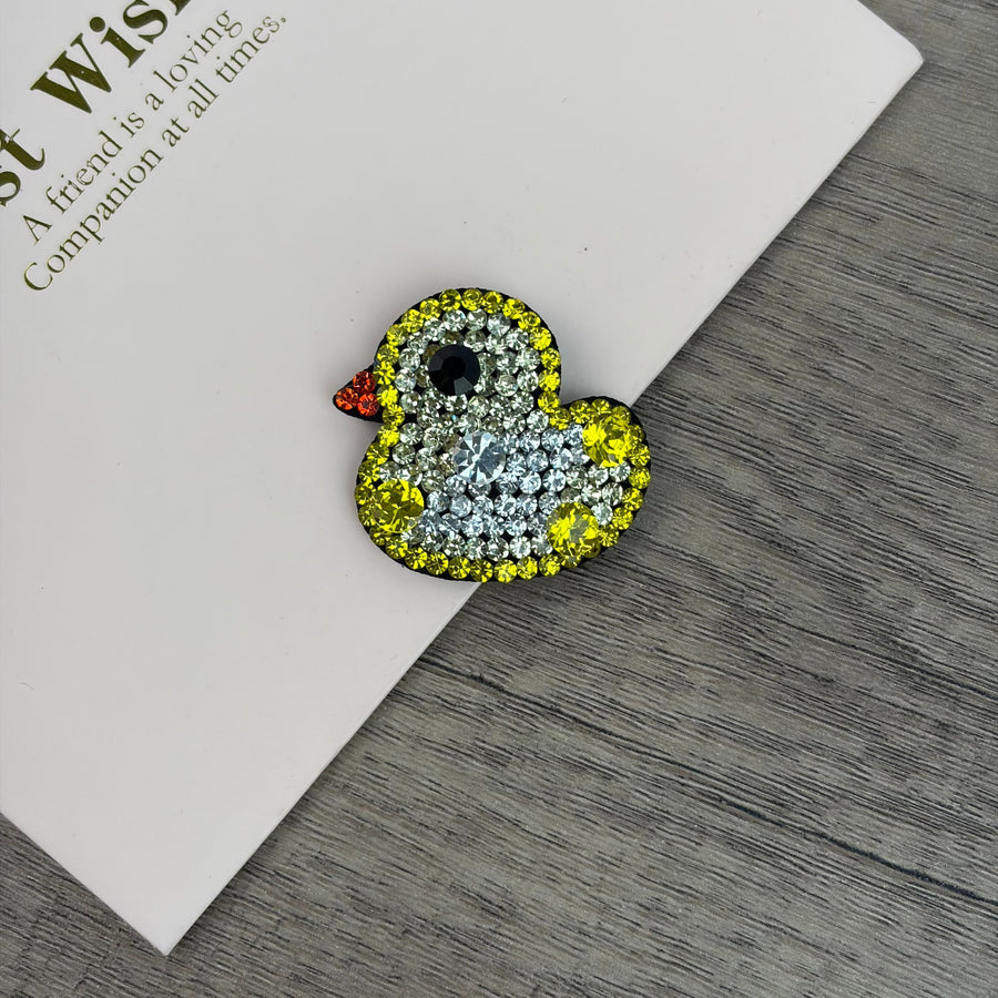Duck Crystal Hair Clip L5108