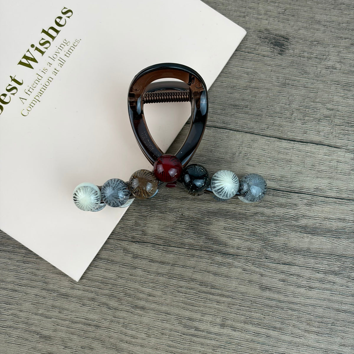 Simple Crystal Hair Clip L5114 - view 3