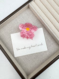 Flower Acrylic Hair Clip L5142