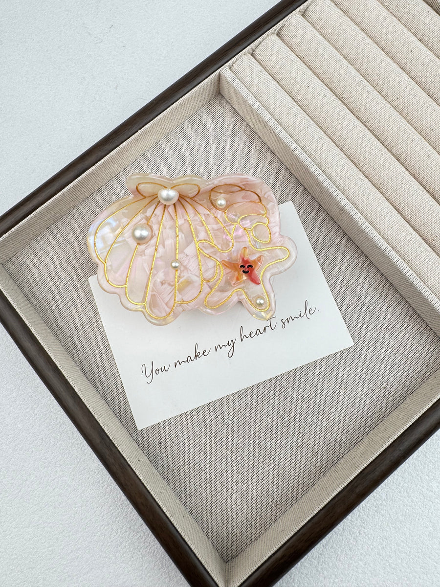 Shell Acrylic Hair Clip L5145