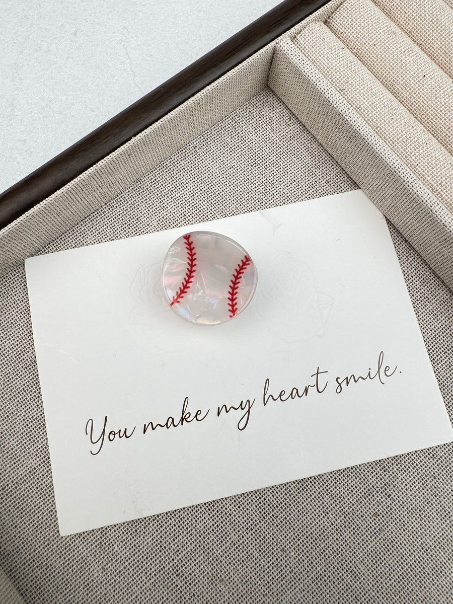 Baseball Hair Clip L5159