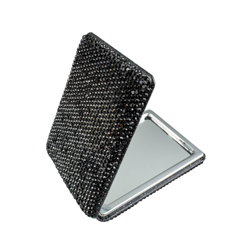 Ceramic Rhinestone Folding Makeup Mirror M0453 - view 3