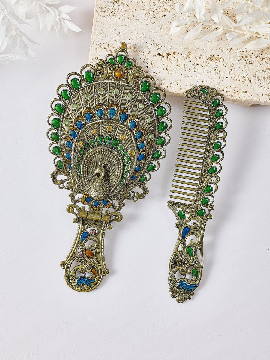 Peacock Mirror M0456