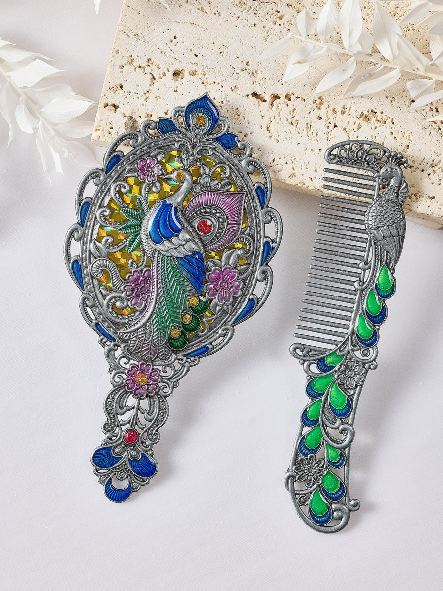 Peacock Mirror M0461