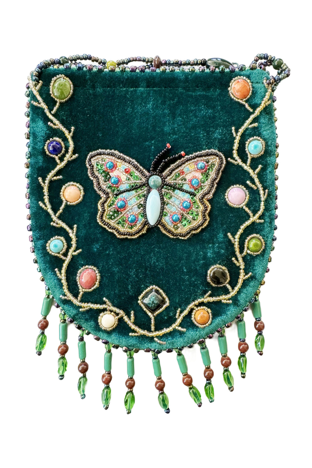 Butterfly Pattern Velvet Crossbody Bag MUG-Butterfly - view 9